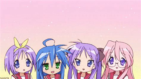Lucky Star Anime GIF .